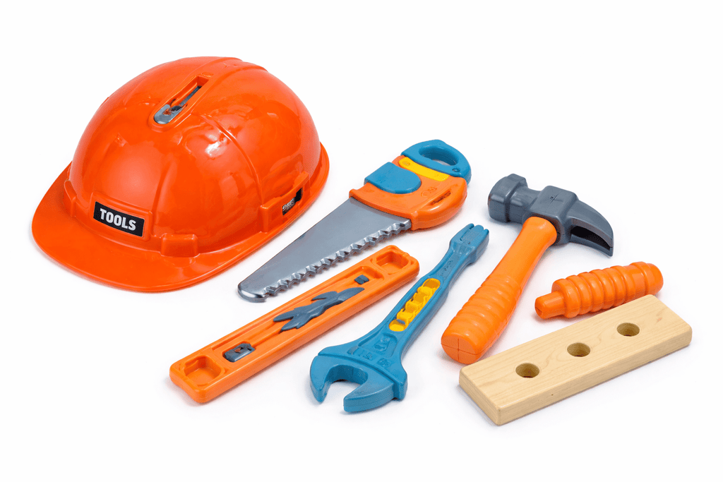 Kids Tool Set with Helmet - Baba Saleh Sports Egypt | بابا صالح للأدوات الرياضية