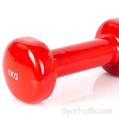 dumbbell vinyl 1 kg - Baba Saleh Sports Egypt | بابا صالح للأدوات الرياضية