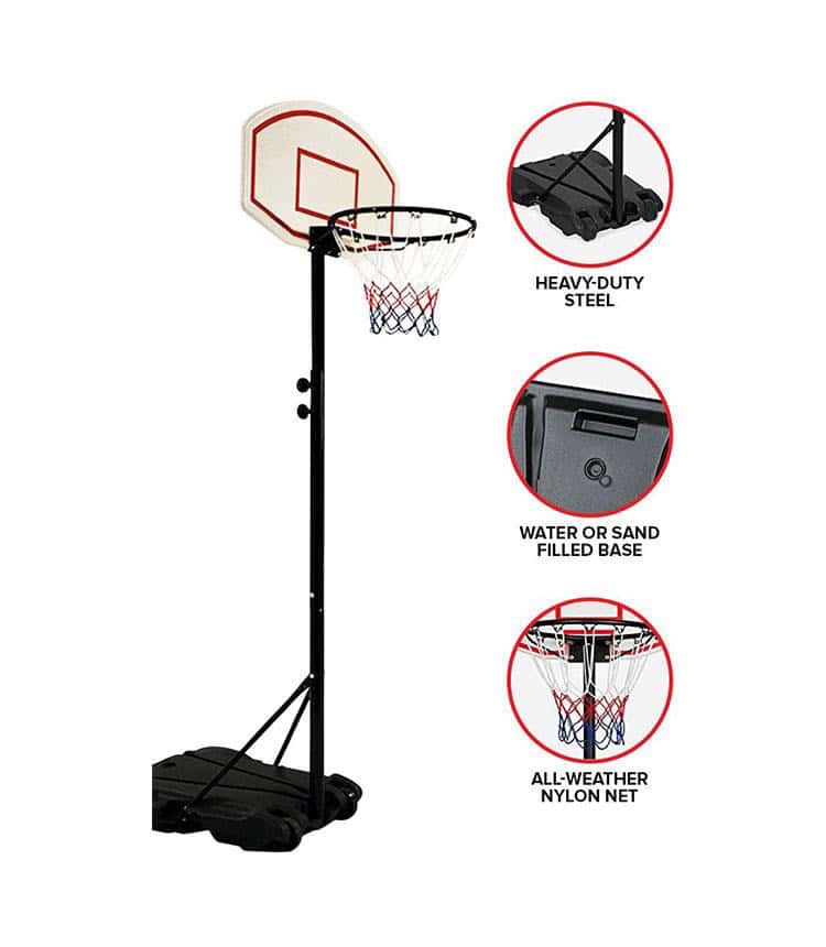 Kids' Basketball Stand, 2.5 Meters - Baba Saleh Sports Egypt | بابا صالح للأدوات الرياضية