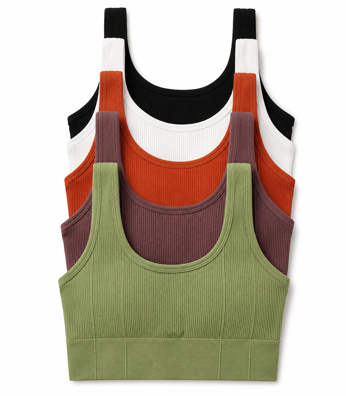 Women's Ribbed Sports Bra - Baba Saleh Sports Egypt | بابا صالح للأدوات الرياضية