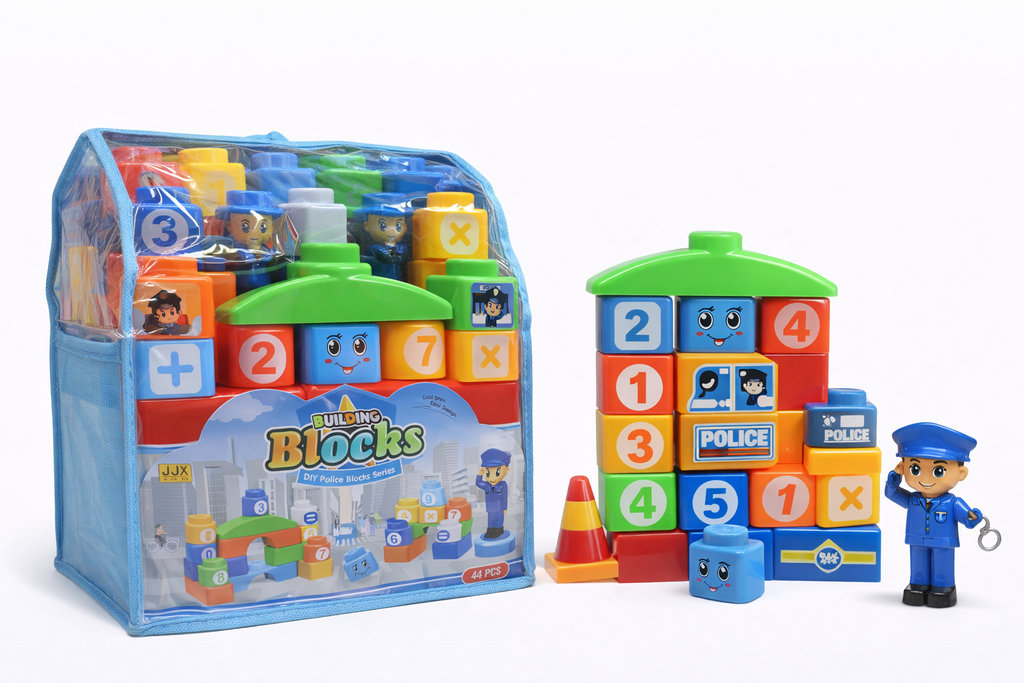 Shapes & Numbers Building Blocks Set - Baba Saleh Sports Egypt | بابا صالح للأدوات الرياضية