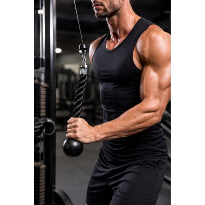 Imported Triceps Rope - Baba Saleh Sports Egypt | بابا صالح للأدوات الرياضية