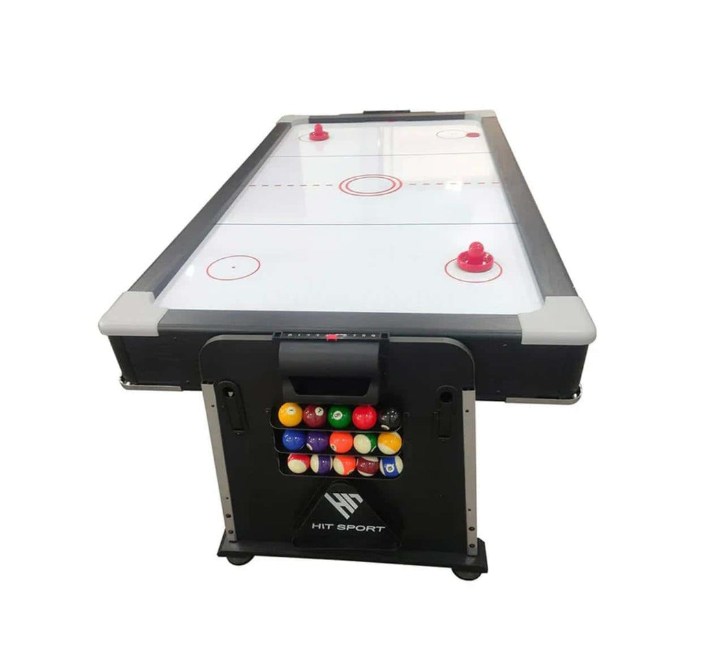 3-in-1 Game Table, Billiards, Air Hockey, Table Tennis, 7 Feet Black Table - Baba Saleh Sports Egypt | بابا صالح للأدوات الرياضية