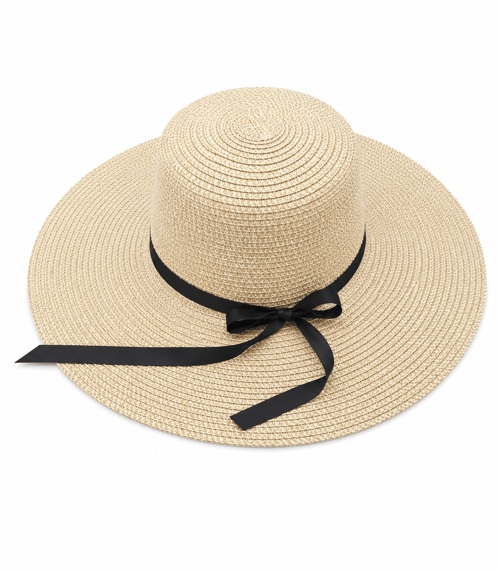 Women’s Beach Sun Hat with Mini Bow - Baba Saleh Sports Egypt | بابا صالح للأدوات الرياضية