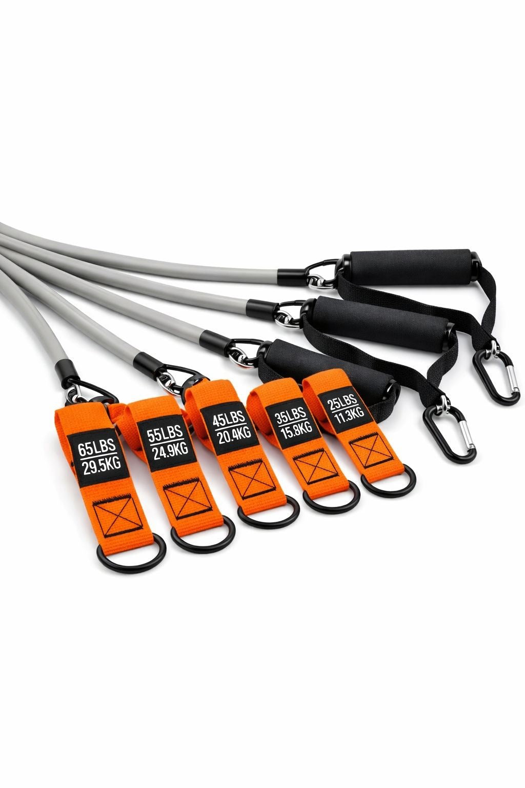 Resistance Bands Set – 5 Levels - Baba Saleh Sports Egypt | بابا صالح للأدوات الرياضية