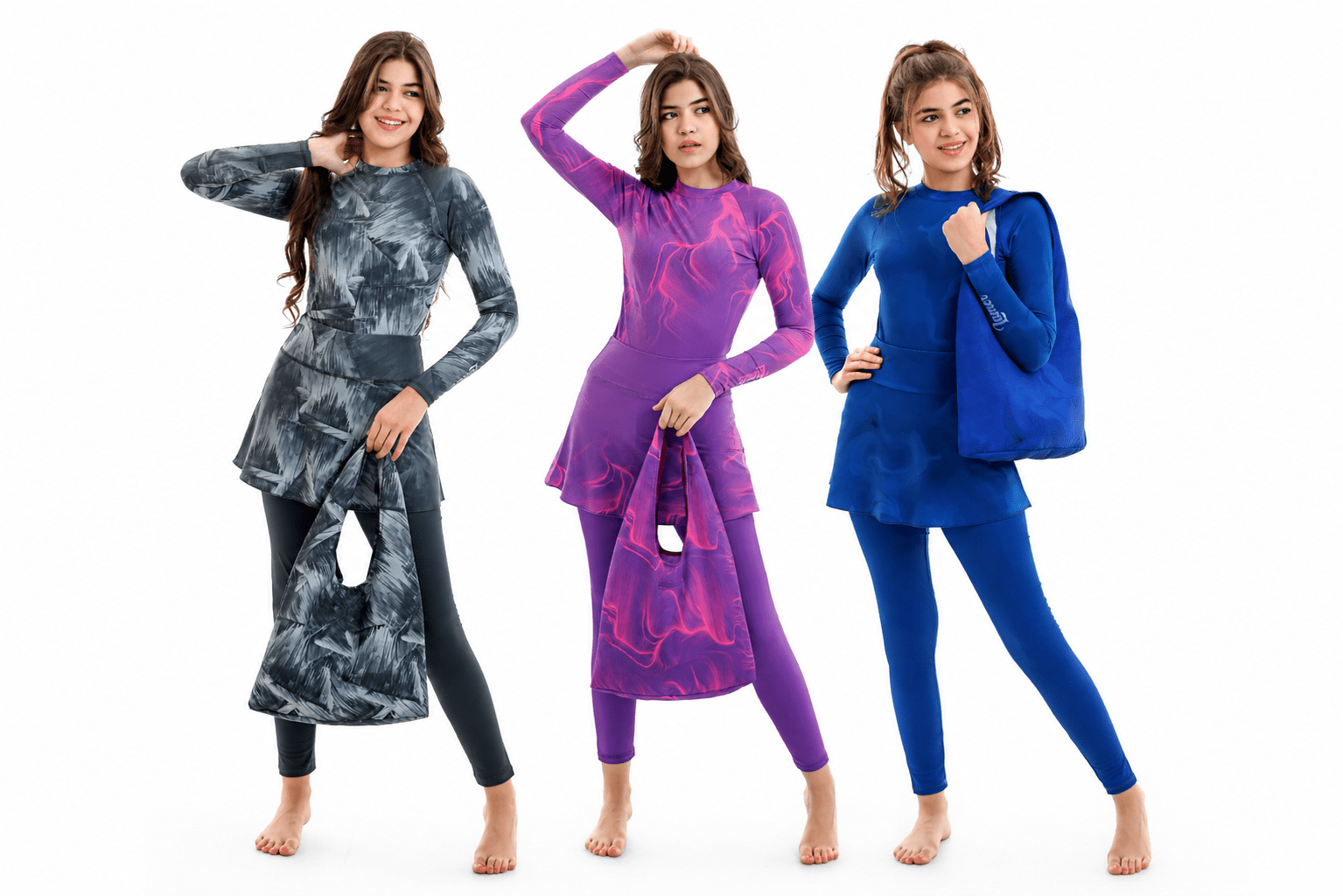 Girls Swimsuit Set LA MER - Baba Saleh Sports Egypt | بابا صالح للأدوات الرياضية