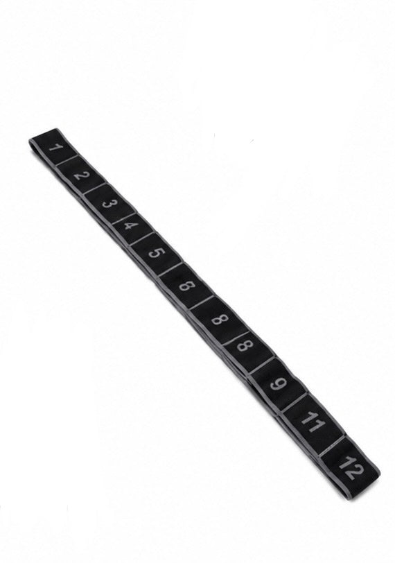 Numbered Stretch Resistance Band – 12 Levels - Baba Saleh Sports Egypt | بابا صالح للأدوات الرياضية