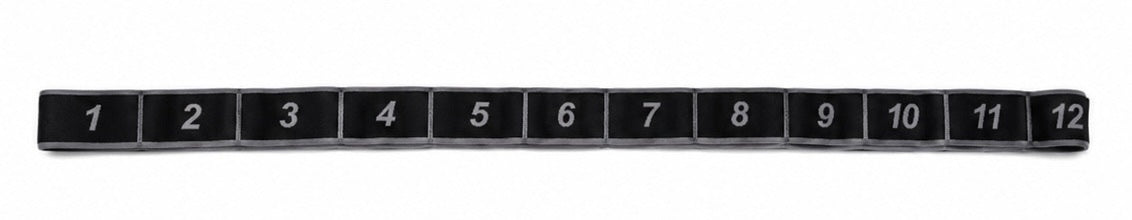 Numbered Stretch Resistance Band – 12 Levels - Baba Saleh Sports Egypt | بابا صالح للأدوات الرياضية