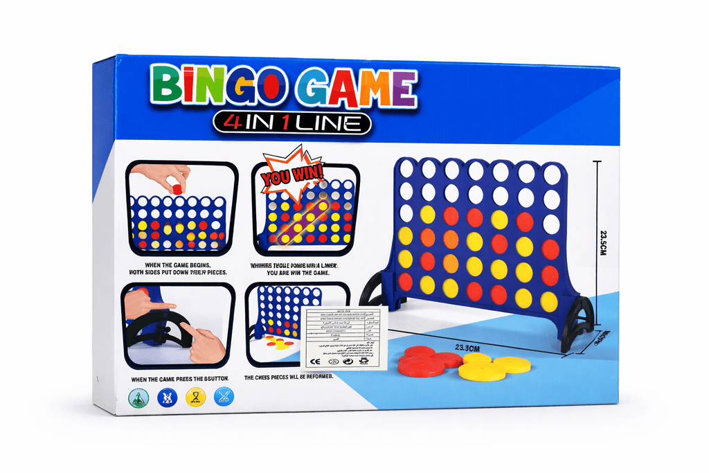Bingo Game – 4 in 1 Line - Baba Saleh Sports Egypt | بابا صالح للأدوات الرياضية