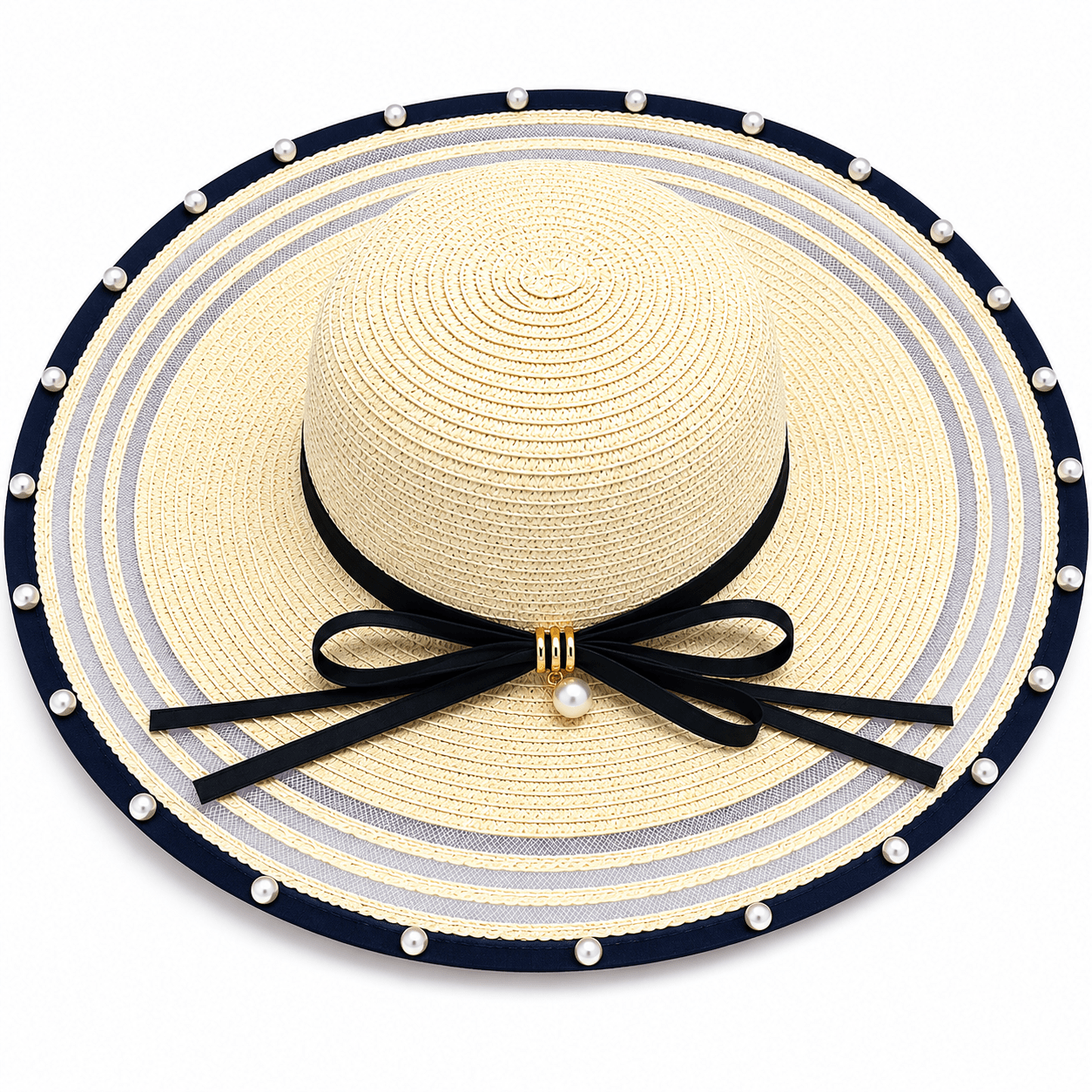 Women’s Embroidered Beach Sun Hat - Baba Saleh Sports Egypt | بابا صالح للأدوات الرياضية