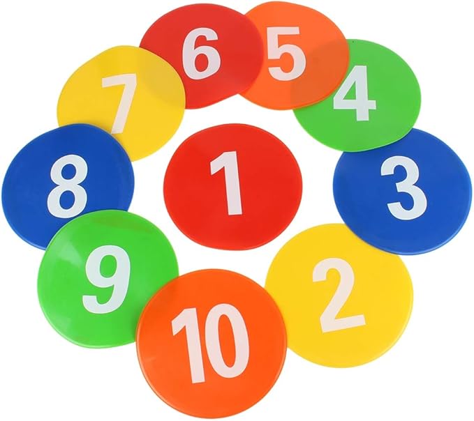 Training Number Markers Set - Baba Saleh Sports Egypt | بابا صالح للأدوات الرياضية
