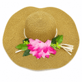Women’s Beach Sun Hat with Flower - Baba Saleh Sports Egypt | بابا صالح للأدوات الرياضية
