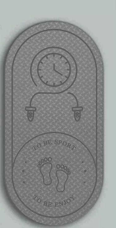Curvy Exercise yoga Mat –12mm - Baba Saleh Sports Egypt | بابا صالح للأدوات الرياضية