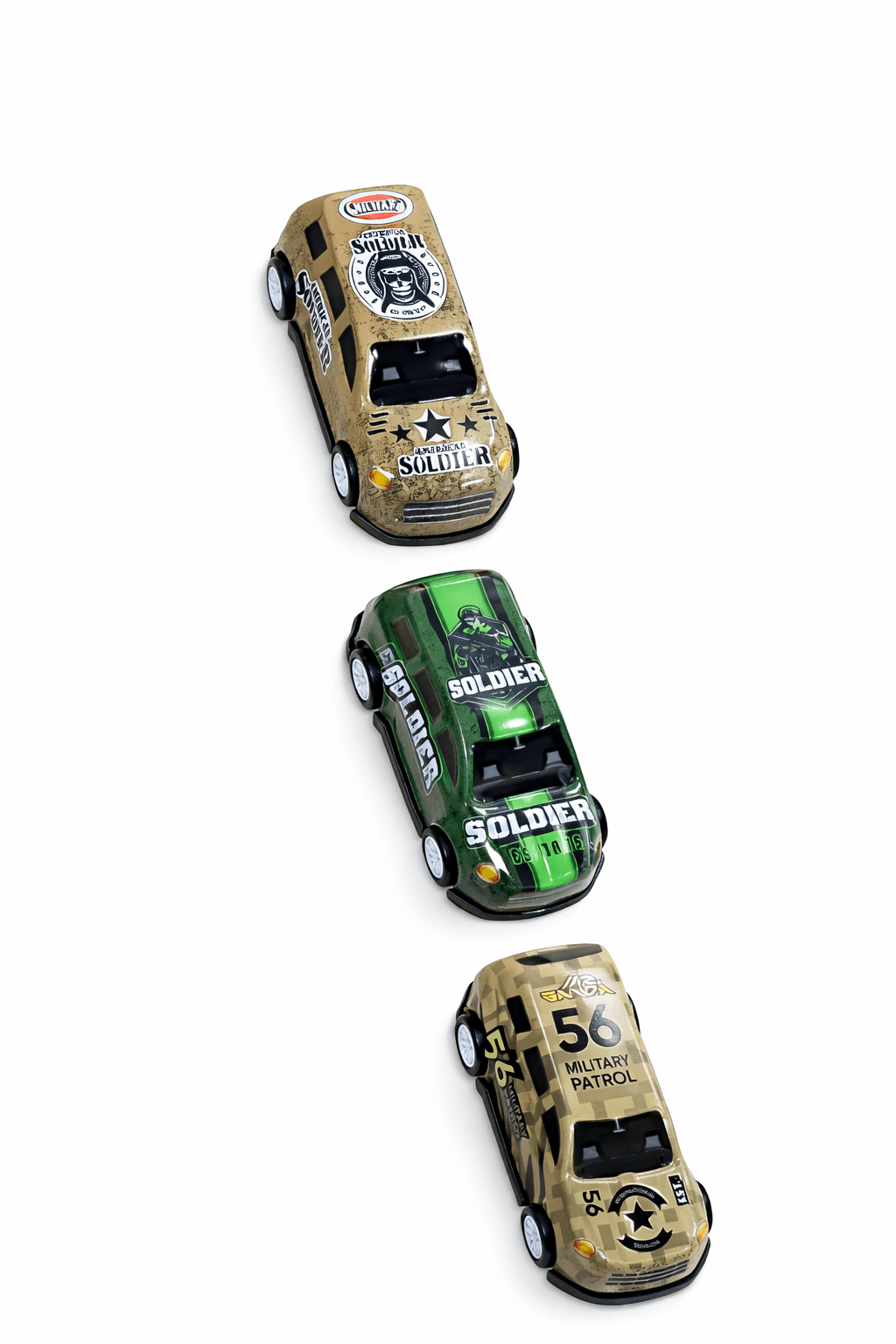 3-Piece Racing Cars with Track Set - Baba Saleh Sports Egypt | بابا صالح للأدوات الرياضية