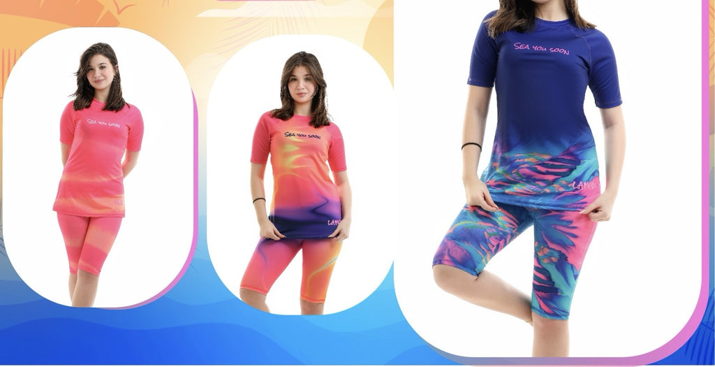 LA MER Girls Swimsuit Set - Baba Saleh Sports Egypt | بابا صالح للأدوات الرياضية
