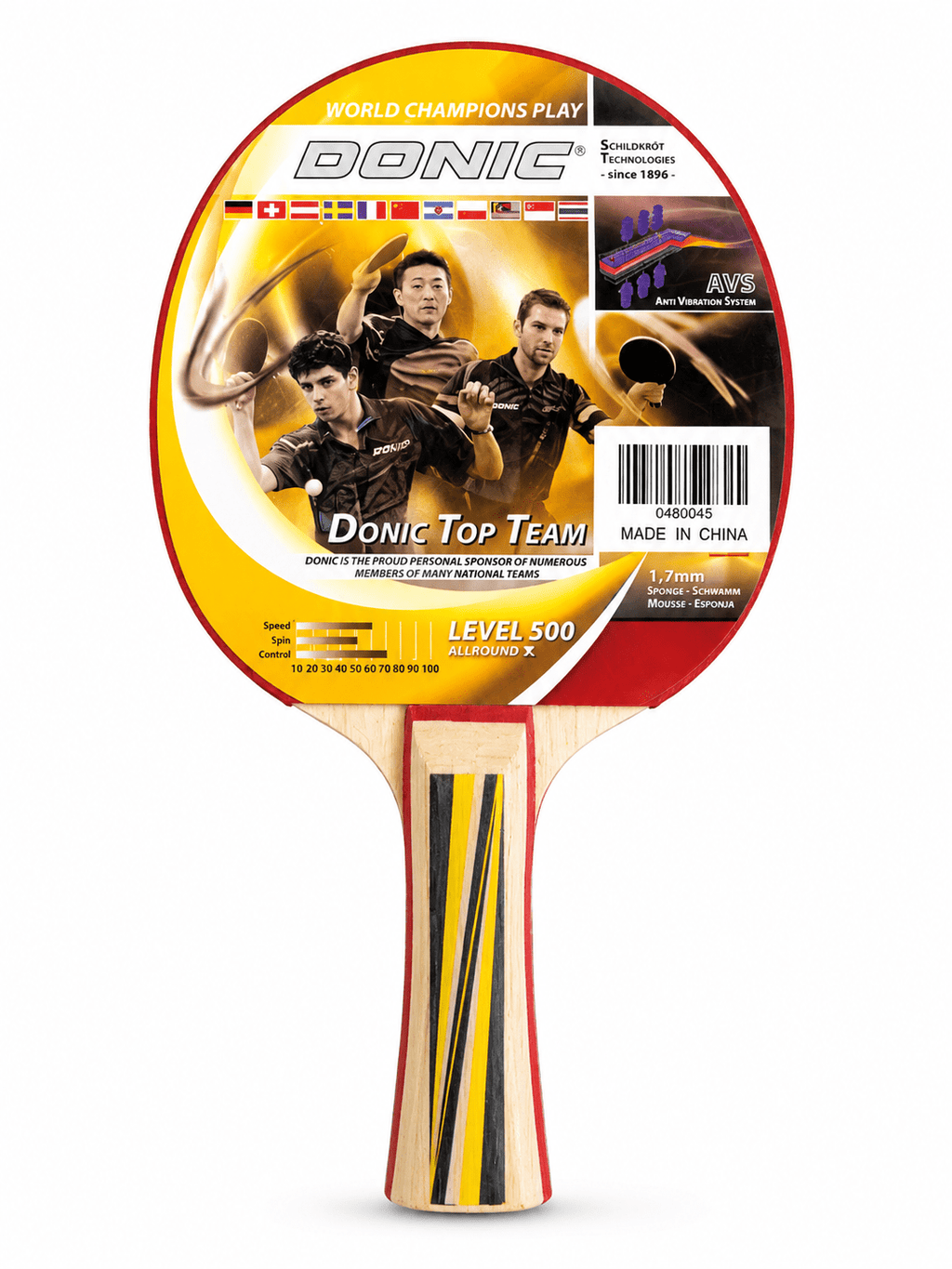 Donic  500 Table Tennis Racket - Baba Saleh Sports Egypt | بابا صالح للأدوات الرياضية