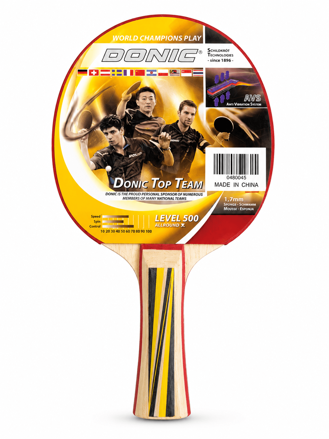 Donic  500 Table Tennis Racket - Baba Saleh Sports Egypt | بابا صالح للأدوات الرياضية