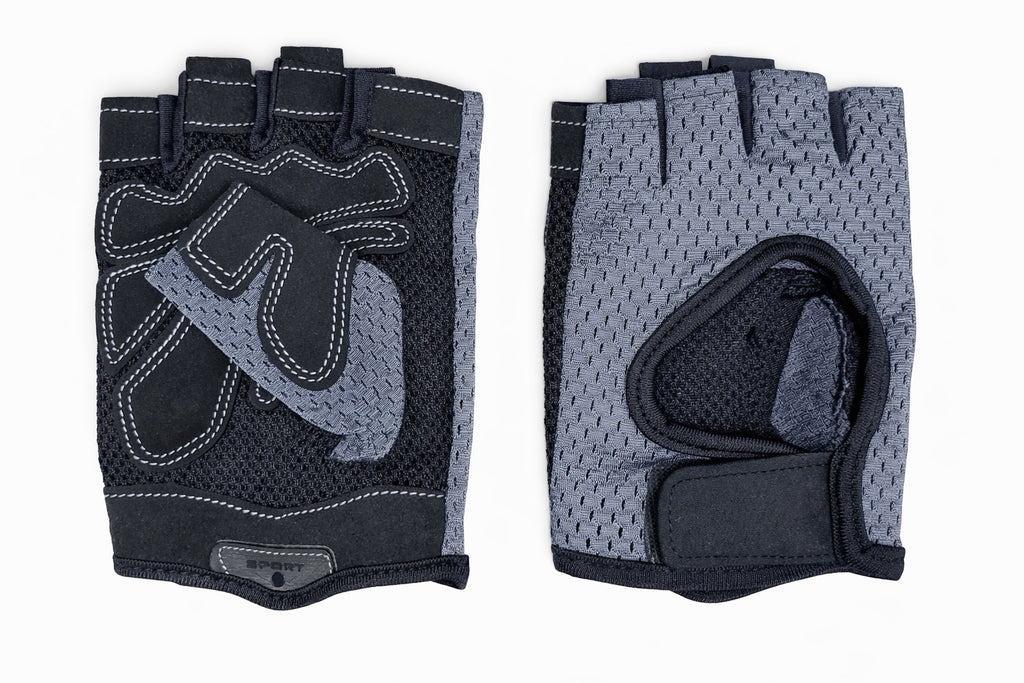 Half Finger Gym Gloves - Baba Saleh Sports Egypt | بابا صالح للأدوات الرياضية