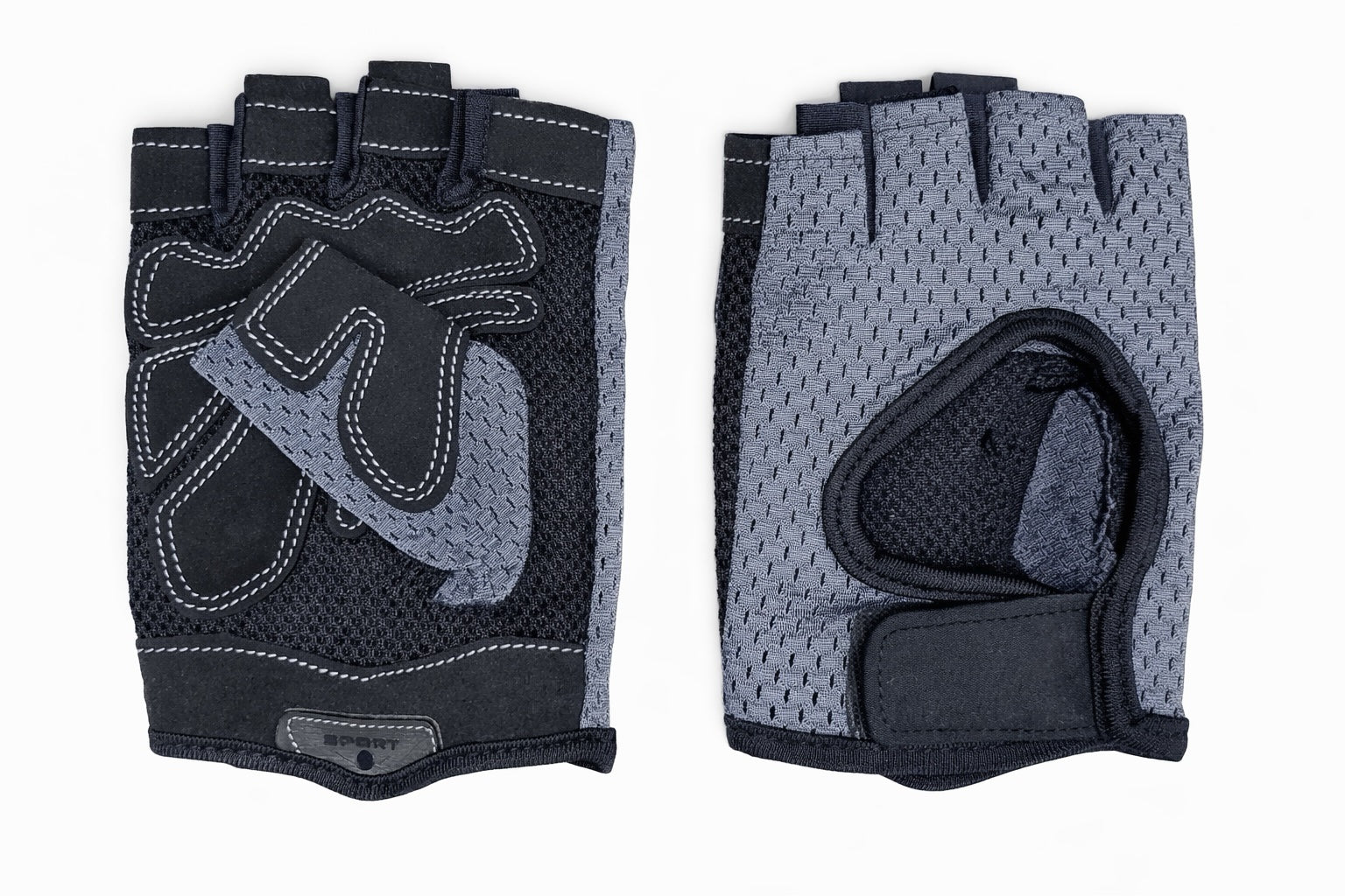 Half Finger Gym Gloves - Baba Saleh Sports Egypt | بابا صالح للأدوات الرياضية