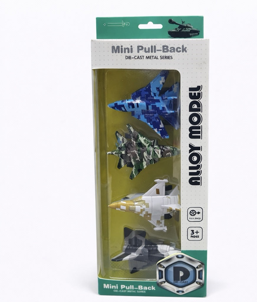 Mini Pull-Back Alloy Aircraft Set - Baba Saleh Sports Egypt | بابا صالح للأدوات الرياضية