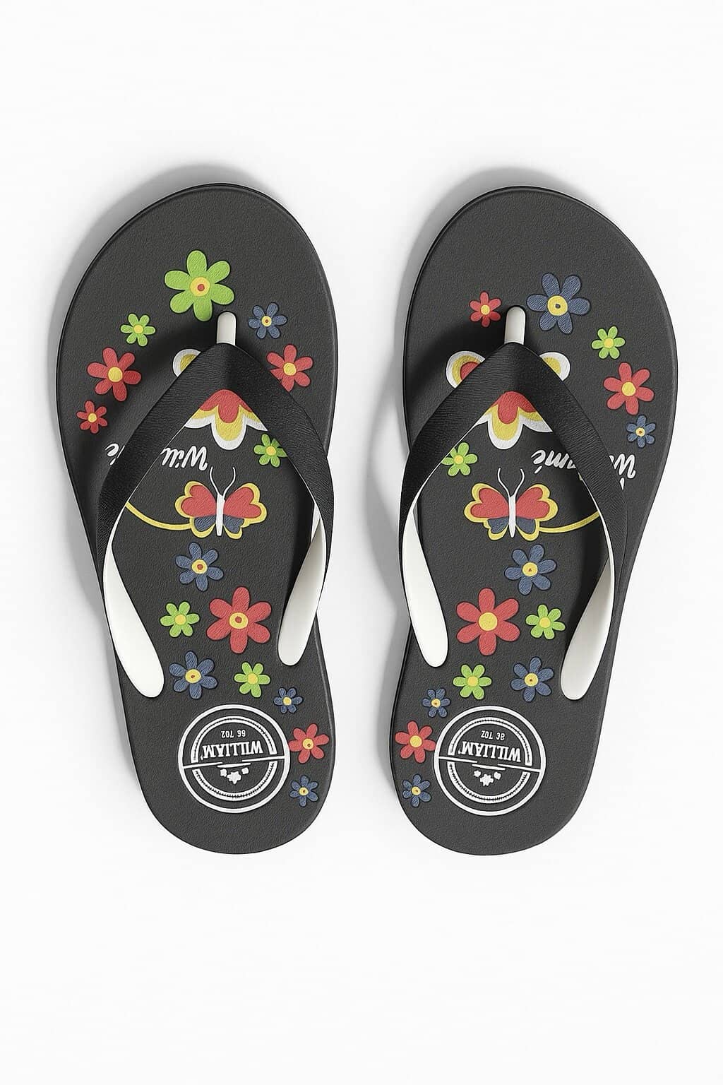 Floral Flip-Flops - Baba Saleh Sports Egypt | بابا صالح للأدوات الرياضية