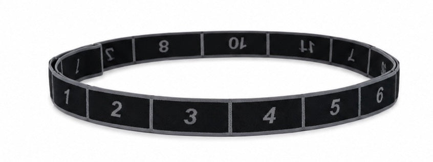 Numbered Stretch Resistance Band – 12 Levels - Baba Saleh Sports Egypt | بابا صالح للأدوات الرياضية