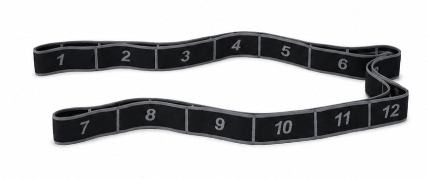 Numbered Stretch Resistance Band – 12 Levels - Baba Saleh Sports Egypt | بابا صالح للأدوات الرياضية