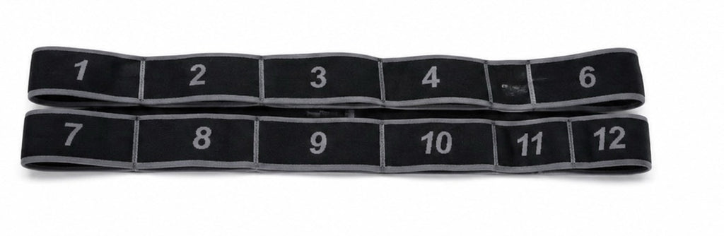Numbered Stretch Resistance Band – 12 Levels - Baba Saleh Sports Egypt | بابا صالح للأدوات الرياضية