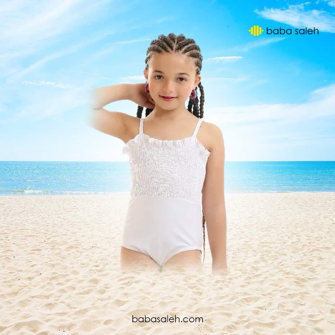 One piece Kids swimsuit - Baba Saleh Sports Egypt | بابا صالح للأدوات الرياضية