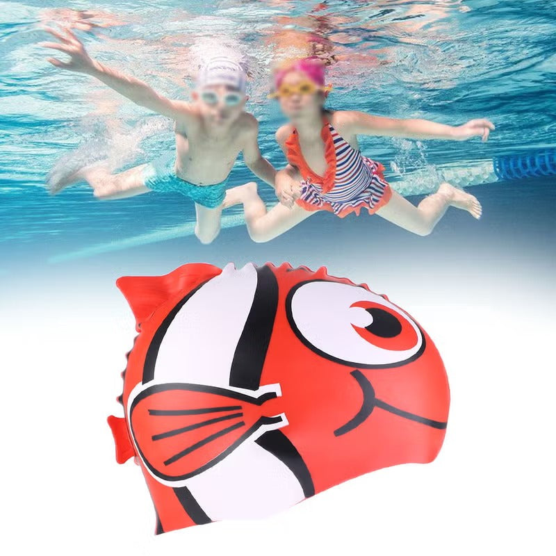 Fun Cartoon Animal Swim Cap - Baba Saleh Sports Egypt | بابا صالح للأدوات الرياضية