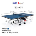 Sponeta S3-47i Indoor Table Tennis Table - Baba Saleh Sports Egypt | بابا صالح للأدوات الرياضية