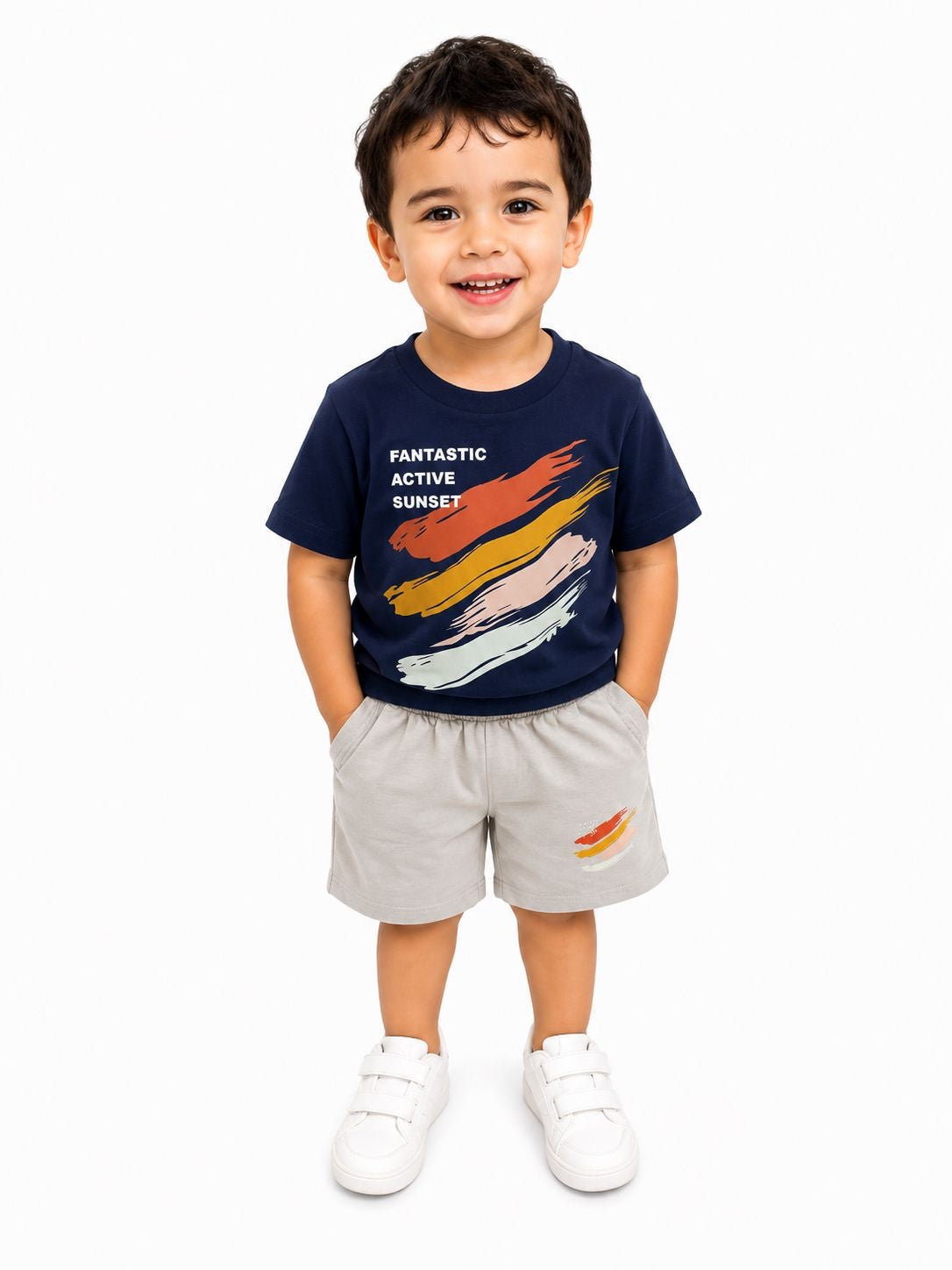 Boys Summer Tracksuit Set - Baba Saleh Sports Egypt | بابا صالح للأدوات الرياضية
