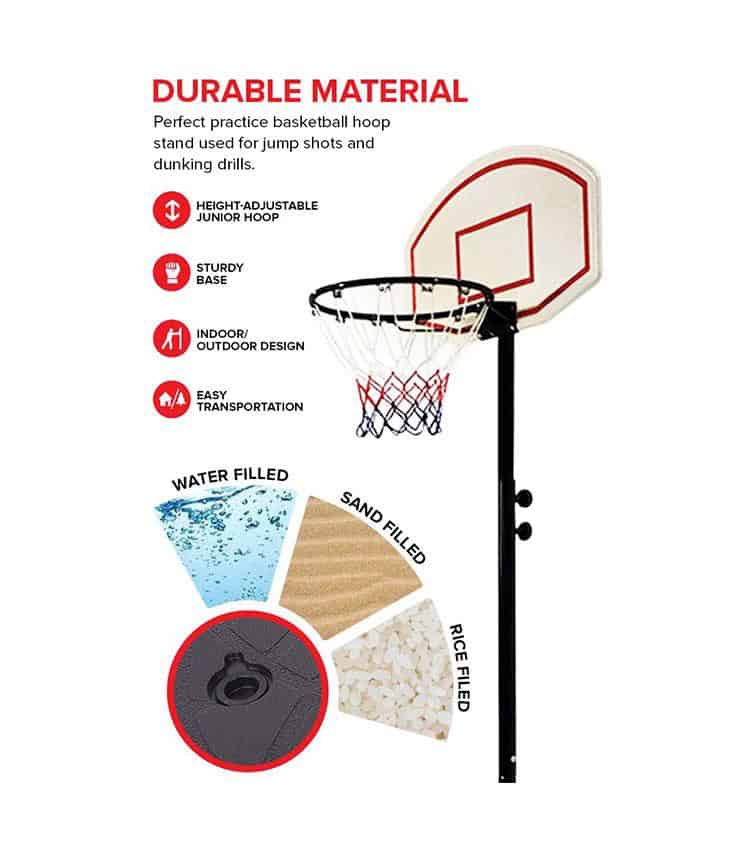 Kids' Basketball Stand, 2.5 Meters - Baba Saleh Sports Egypt | بابا صالح للأدوات الرياضية