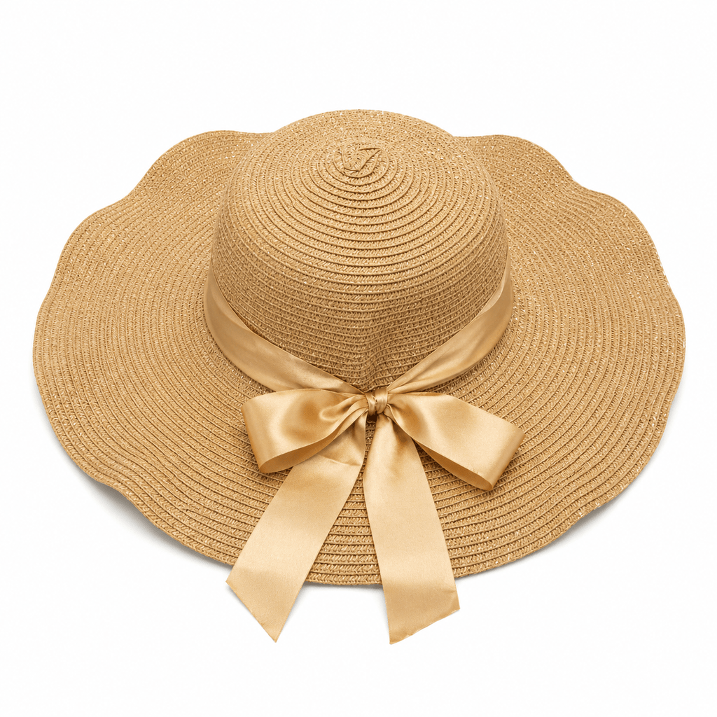 Women’s Beach Sun Hat with Bow - Baba Saleh Sports Egypt | بابا صالح للأدوات الرياضية