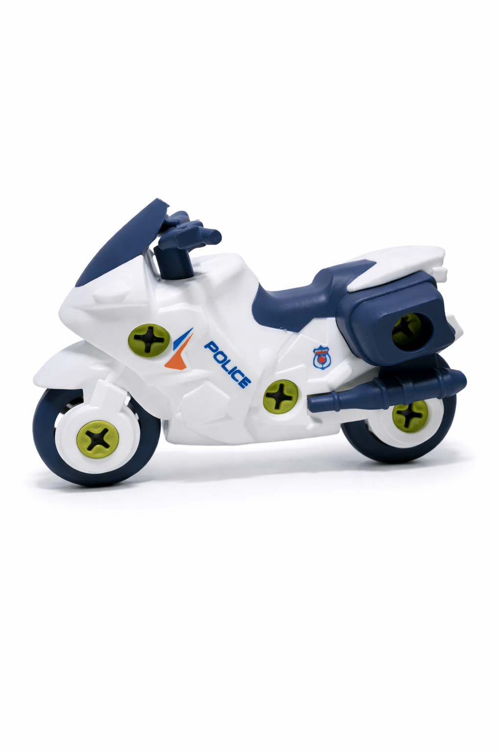 DIY Police Motorcycle Assembly Toy - Baba Saleh Sports Egypt | بابا صالح للأدوات الرياضية