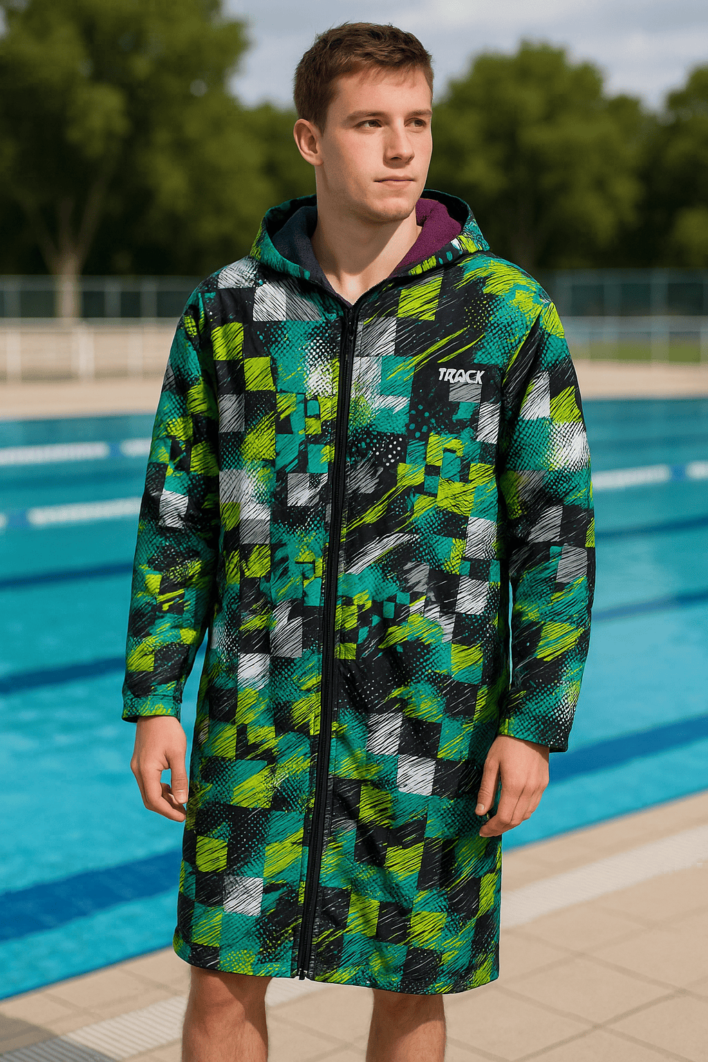 Track Swimming Robe - Baba Saleh Sports Egypt | بابا صالح للأدوات الرياضية