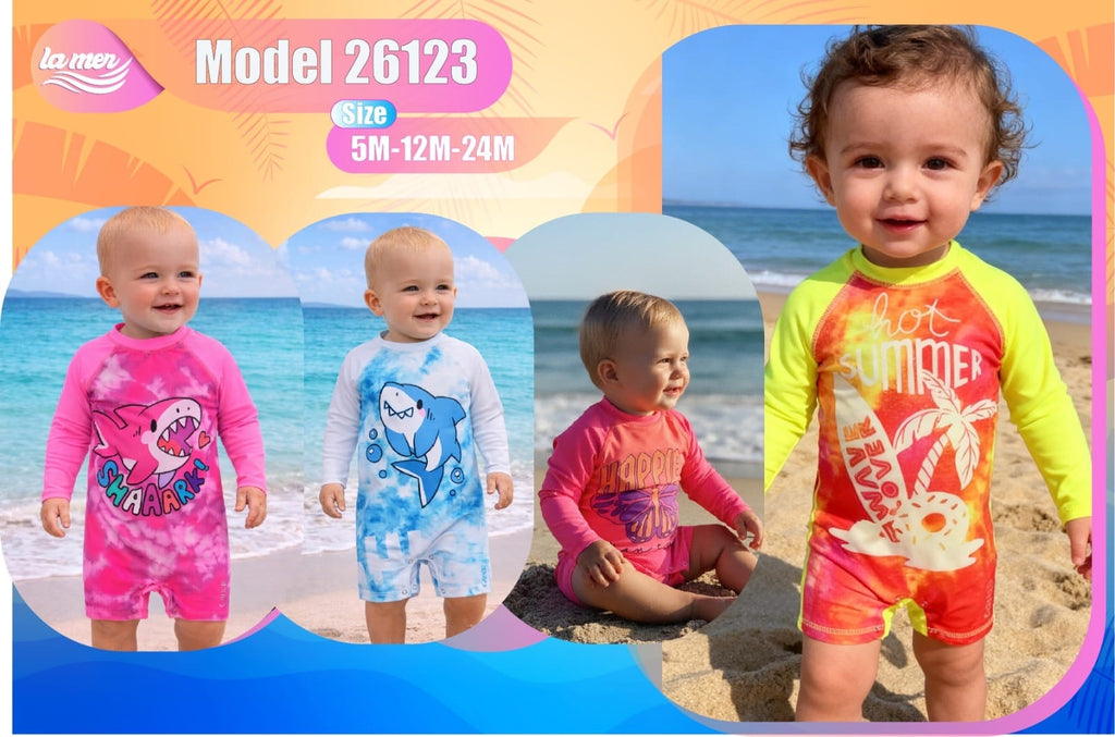 Baby Long Sleeve Swimsuit - Baba Saleh Sports Egypt | بابا صالح للأدوات الرياضية