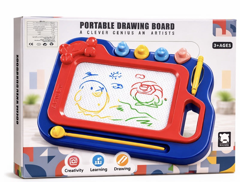 Kids Magnetic Drawing Board with Stamps - Baba Saleh Sports Egypt | بابا صالح للأدوات الرياضية