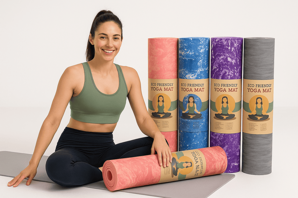 Yoga mat printed 6mm TPE - Baba Saleh Sports Egypt | بابا صالح للأدوات الرياضية