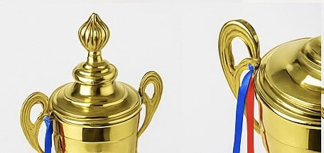 Golden trophy 49 cm - Baba Saleh Sports Egypt | بابا صالح للأدوات الرياضية