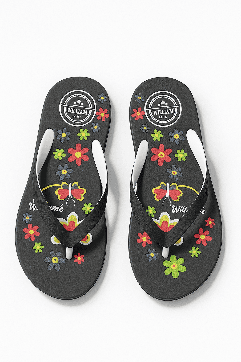Floral Flip-Flops - Baba Saleh Sports Egypt | بابا صالح للأدوات الرياضية