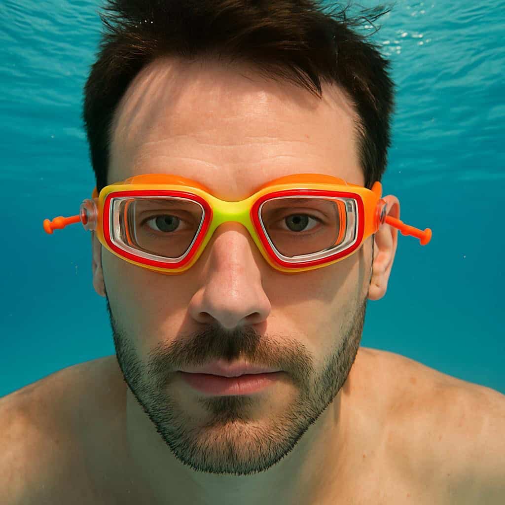 SH Swimming Goggles - Baba Saleh Sports Egypt | بابا صالح للأدوات الرياضية