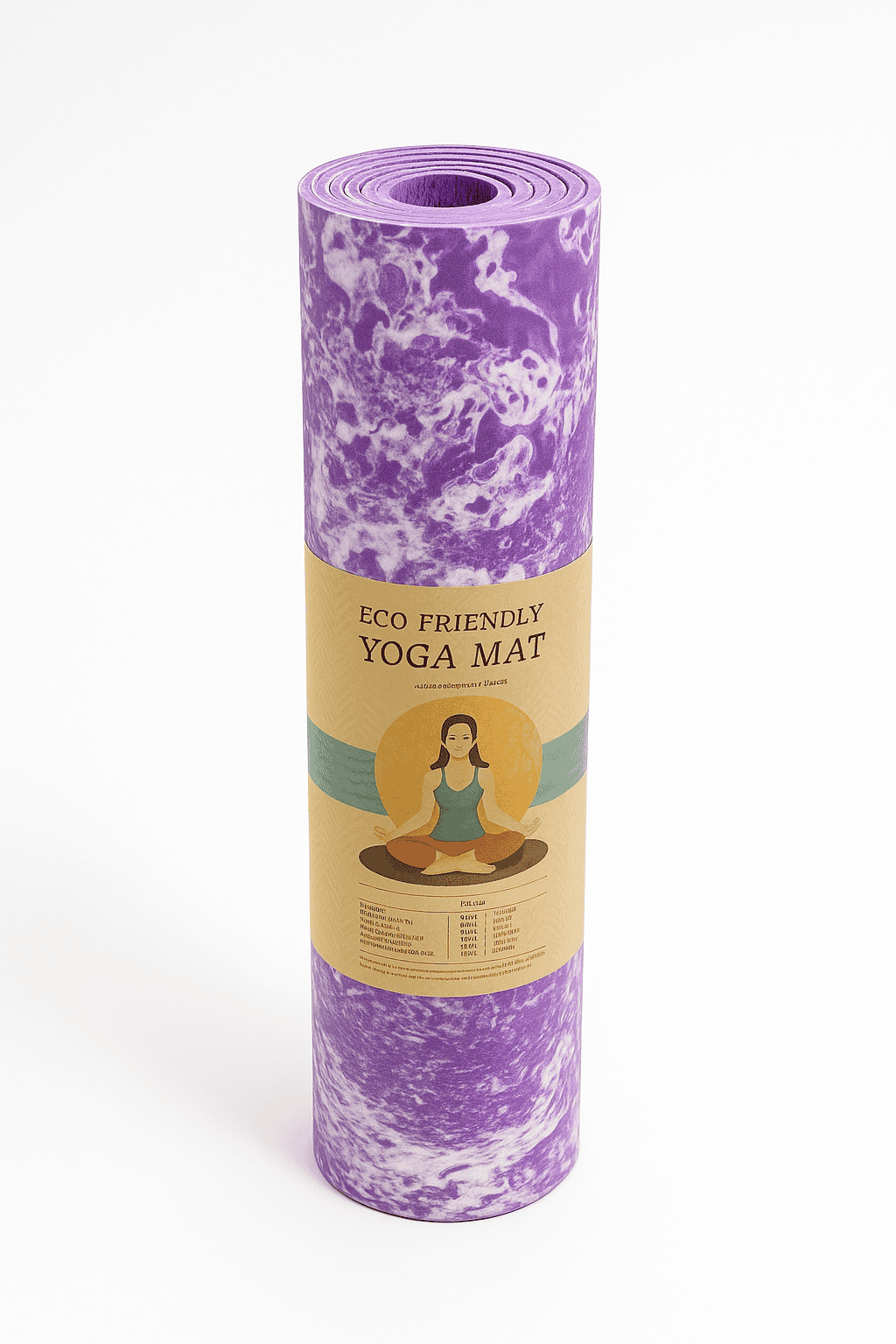 Yoga mat printed 6mm TPE - Baba Saleh Sports Egypt | بابا صالح للأدوات الرياضية