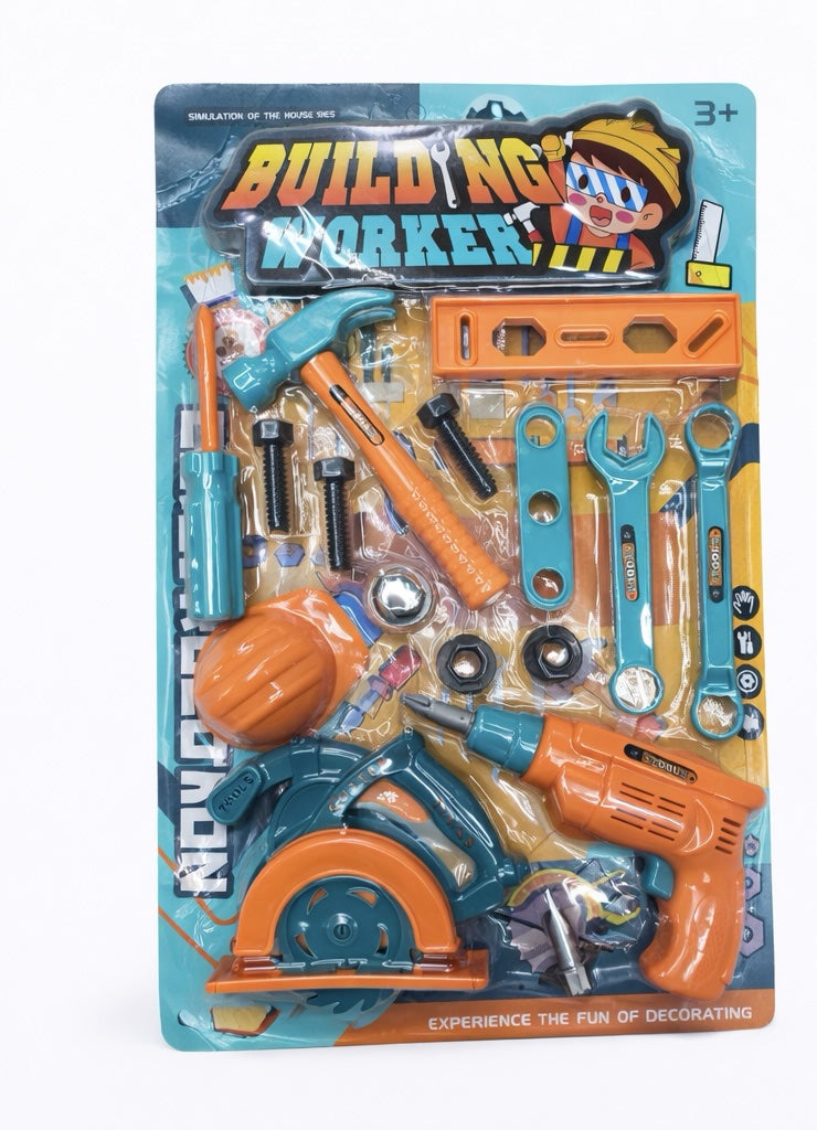 Kids Building Worker Tool Set - Baba Saleh Sports Egypt | بابا صالح للأدوات الرياضية