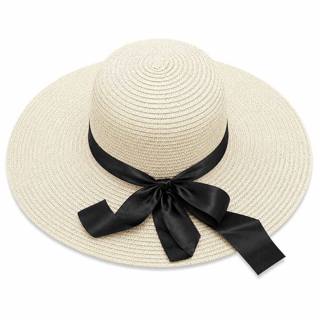 Women’s Beach Sun Hat with Bow - Baba Saleh Sports Egypt | بابا صالح للأدوات الرياضية