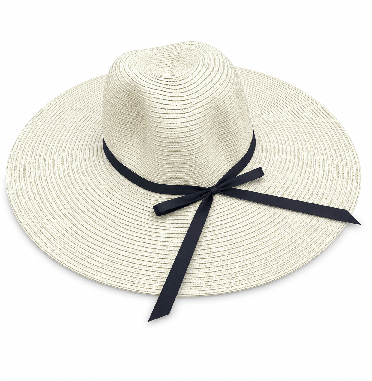 Women’s Beach Sun Hat with Mini Bow - Baba Saleh Sports Egypt | بابا صالح للأدوات الرياضية