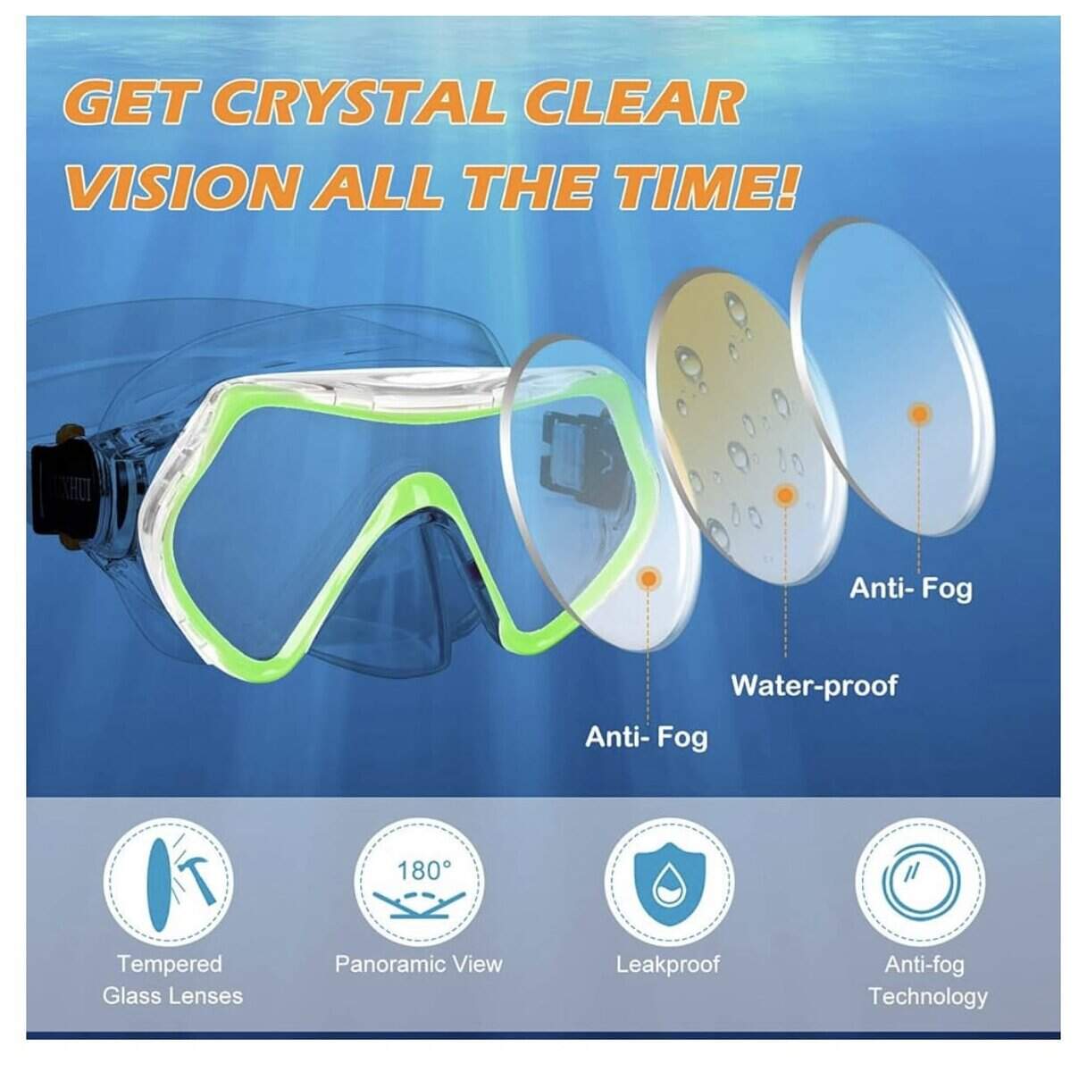 Track snorkeling set - Baba Saleh Sports Egypt | بابا صالح للأدوات الرياضية