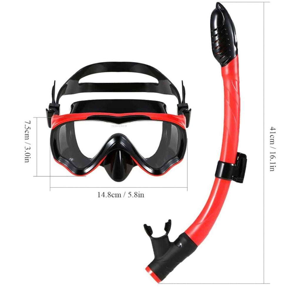 Track Silicone Snorkeling Set - Baba Saleh Sports Egypt | بابا صالح للأدوات الرياضية