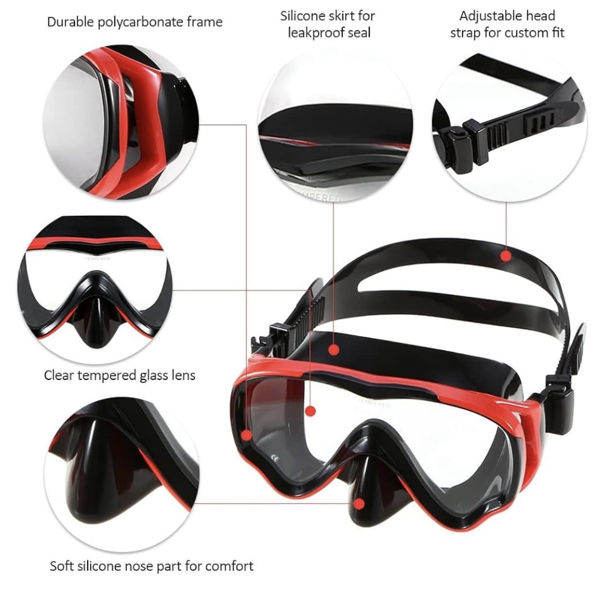 Track Silicone Snorkeling Set - Baba Saleh Sports Egypt | بابا صالح للأدوات الرياضية