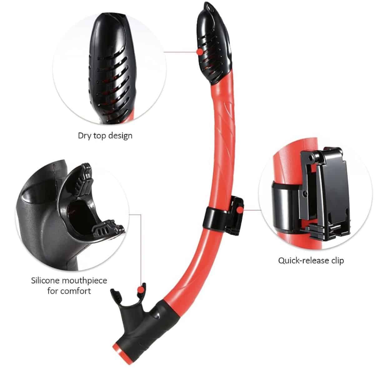 Track Silicone Snorkeling Set - Baba Saleh Sports Egypt | بابا صالح للأدوات الرياضية